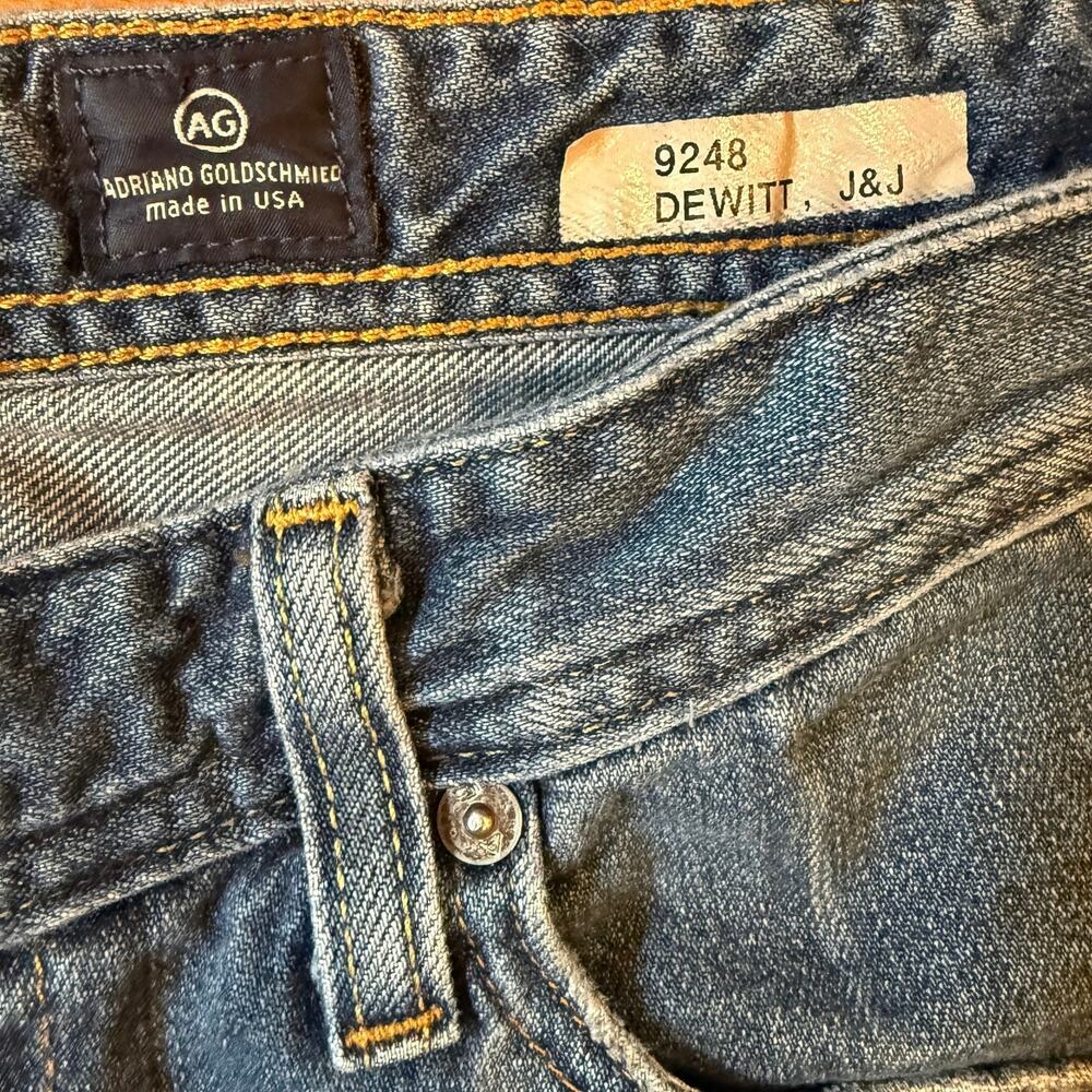 AG Adriano Goldschmied The Protégé Straight Leg Jeans Men’s 34x32 Dark Wash - Picture 5 of 7